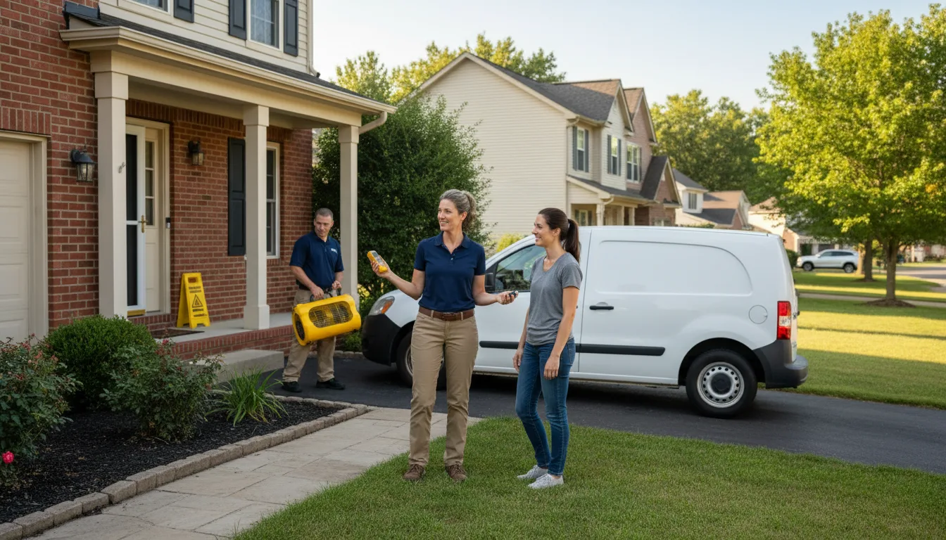 Water restoration image for Emergency Water Damage Restoration in Middletown, IN